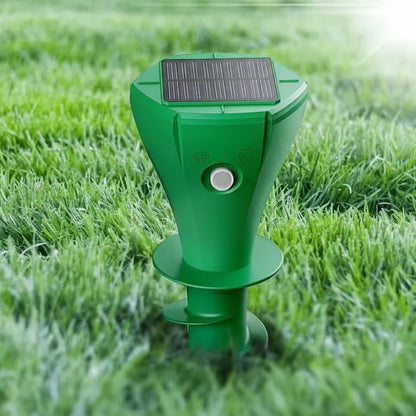 Solar Mole Repellent - Effective defence with vibration for garden & lawn