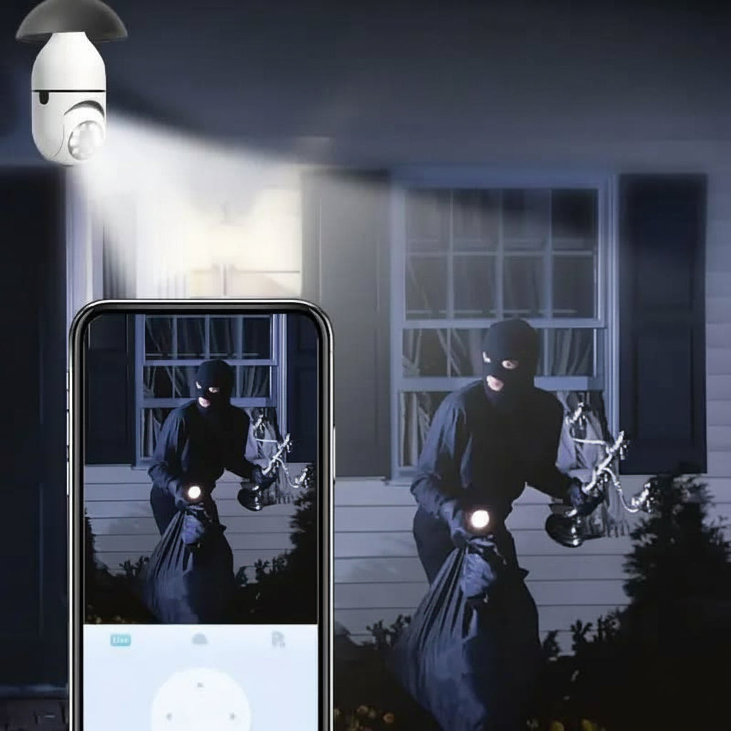 SafeView 360 – Intelligent Security Camera with 360° Surveillance & Night Vision