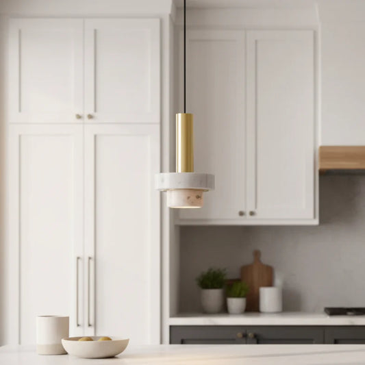VOLCORA – Stylish Pendant Light with Warm Light & Natural Elegance