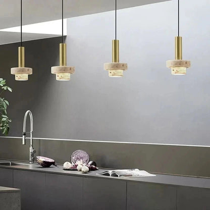 VOLCORA – Stylish Pendant Light with Warm Light & Natural Elegance