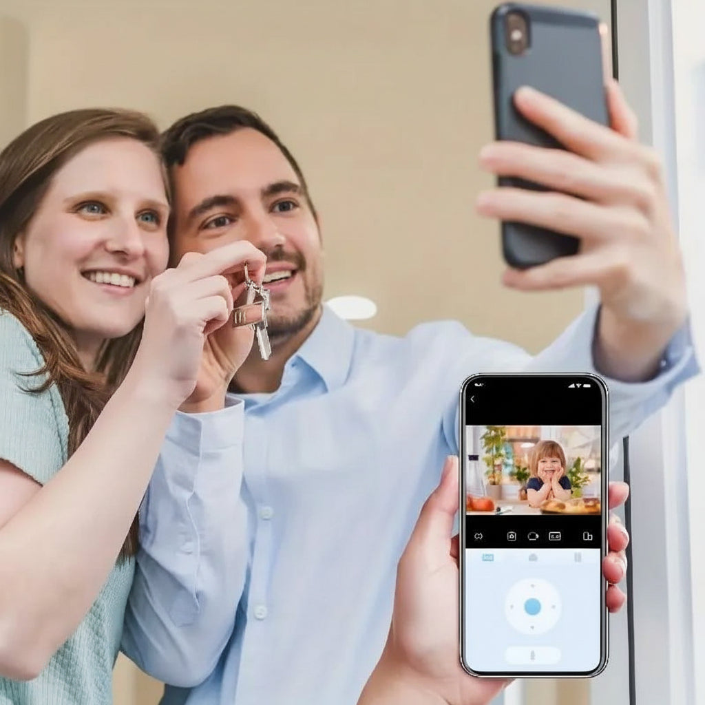 SafeView 360 – Intelligent Security Camera with 360° Surveillance & Night Vision