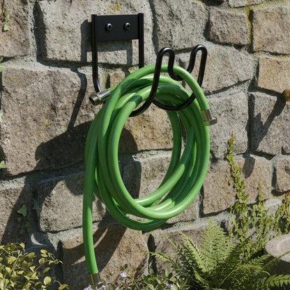 IRONFLOW – Robust Metal Garden Hose Holder for Wall-Mounted Outdoor Storage