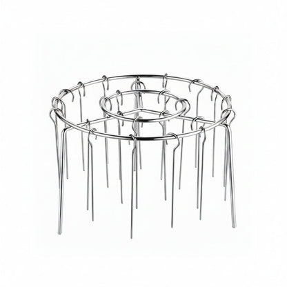 GRILLVERT – Stainless Steel Grill Grate for Vertical Grilling with Skewer Holder
