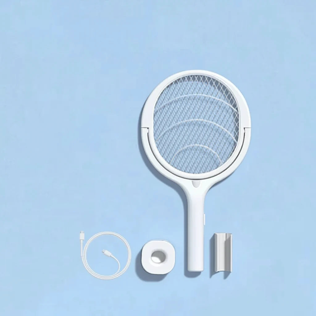 ZapGuard – 5-in-1 Electric Mosquito Swatter with LED