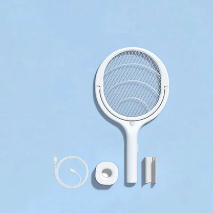 ZapGuard – 5-in-1 Electric Mosquito Swatter with LED