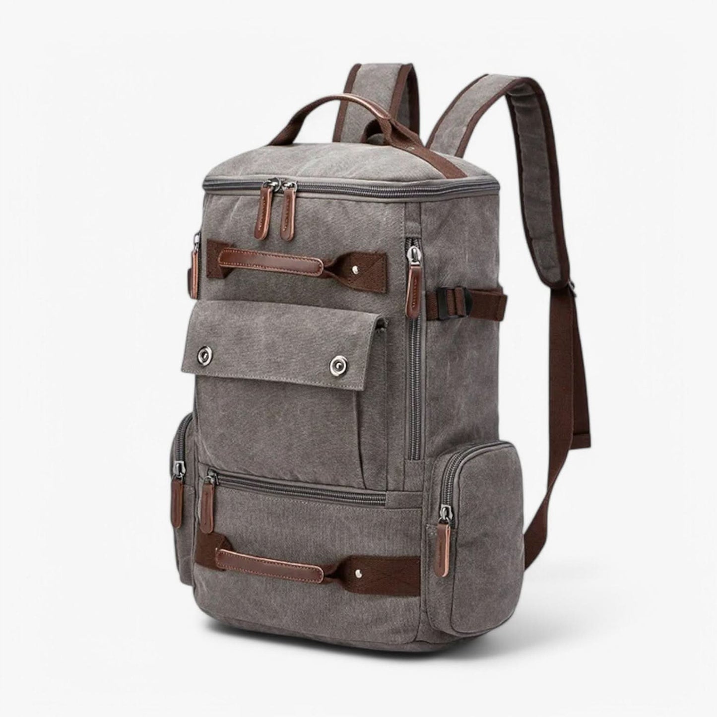VINTAGECANVAS Backpack – Stylish & Functional with Laptop Compartment for Everyday Use & Adventure