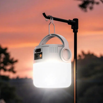 RADIANTIX – Ultra-bright camping lamp with handy solar rechargeable design