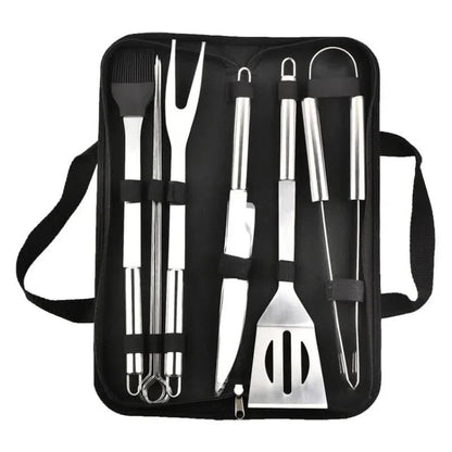 GrillMaster Pro – Stainless Steel Barbecue Tool Set for Outdoors