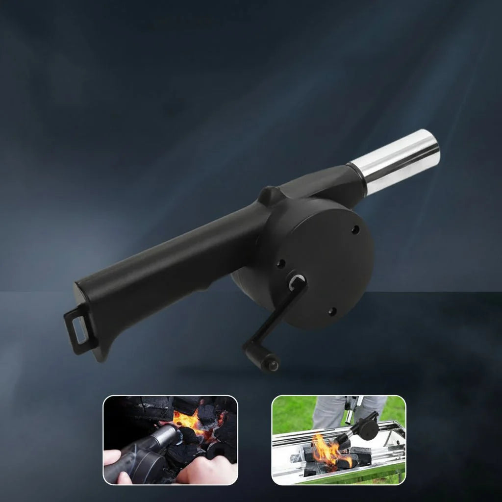 FIREBOOST – Manual Grill Blower for Quick Ignition