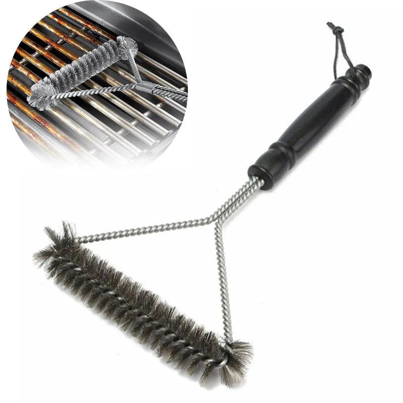 FLAMEBRUSH – Stainless Steel Grill Brush for Barbecue Cleaning