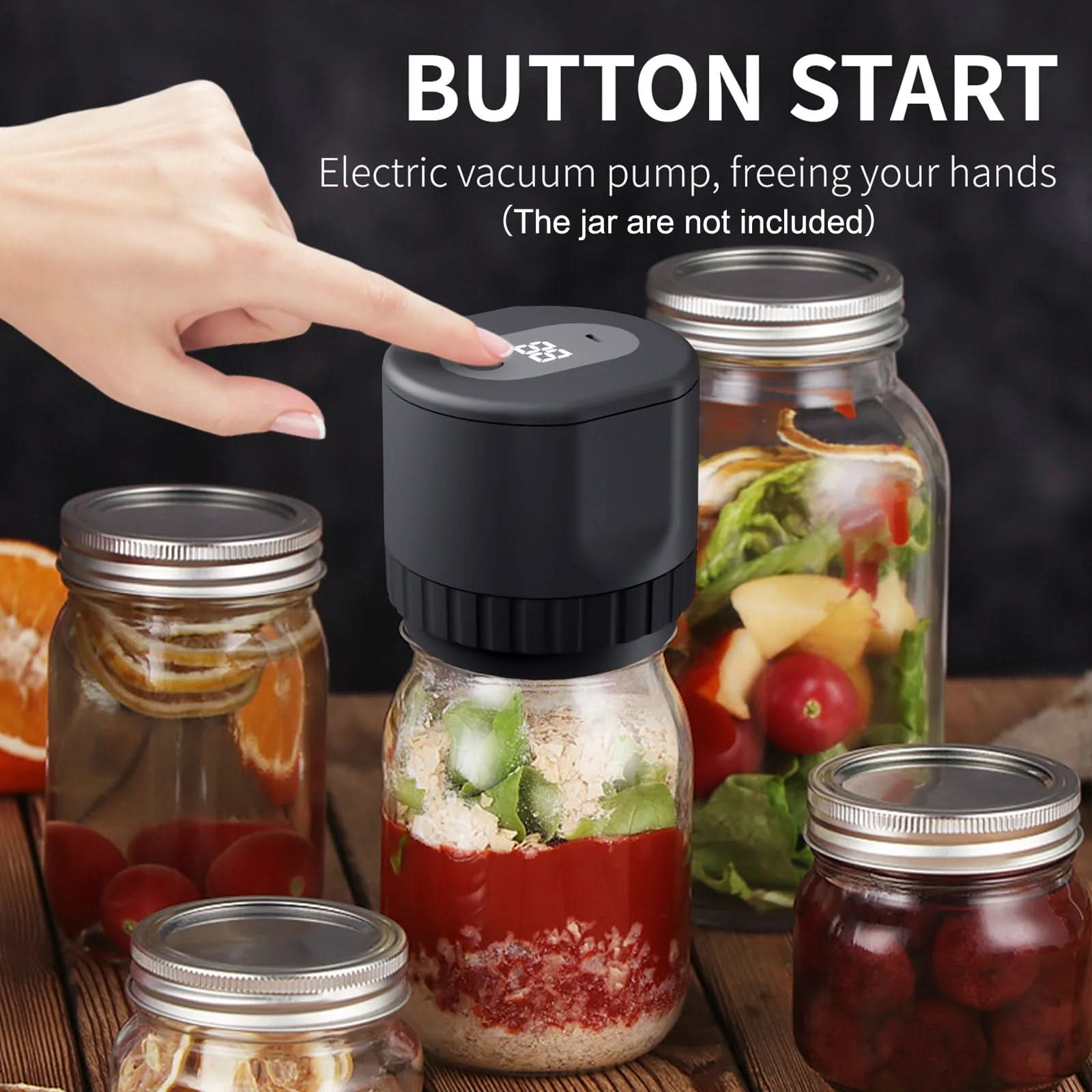 VACUUMSEALER - Portable Electric Vacuum Sealer for Fresh and Airtight Storage