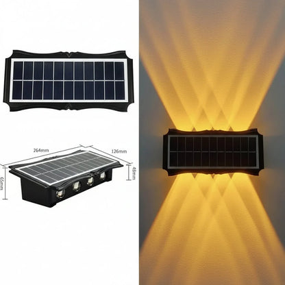 LUMIWALL – Solar LED Wall Light with Adjustable Brightness and Color Change
