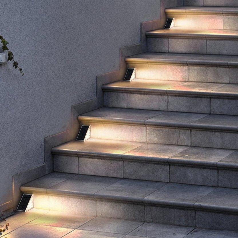 SUNSTEP – Solar Stair Lights for Safe Paths at Night
