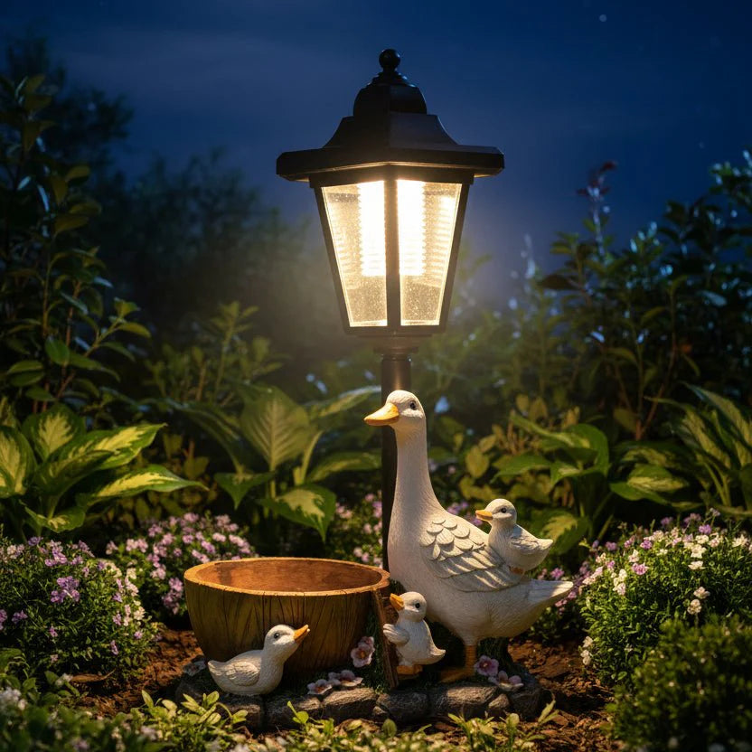 SOLADUCK – Decorative Solar Duck for Garden and Terrace