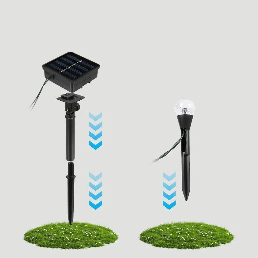 SOLARGLOW LIGHT STRING – Energy-Saving Solar Lighting for Atmospheric Gardens