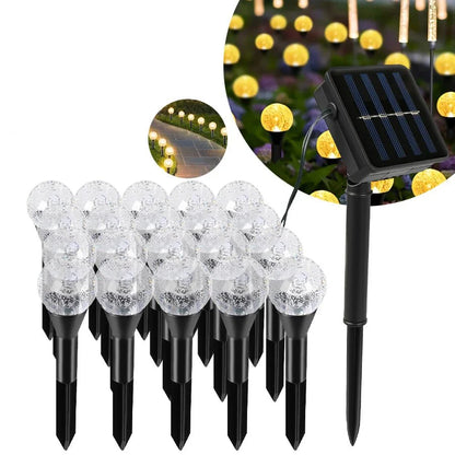 SOLARGLOW LIGHT STRING – Energy-Saving Solar Lighting for Atmospheric Gardens