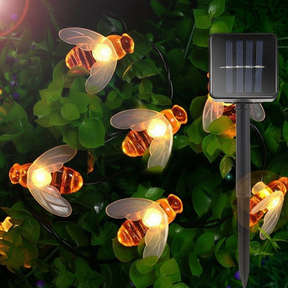SOLARBEE – Solar Outdoor String Lights with Honeybee Design for Garden & Balcony