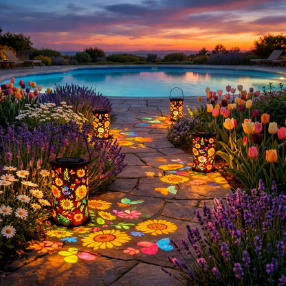 RADIORA – Atmospheric Solar Garden Lantern for Decorative Outdoor Lighting