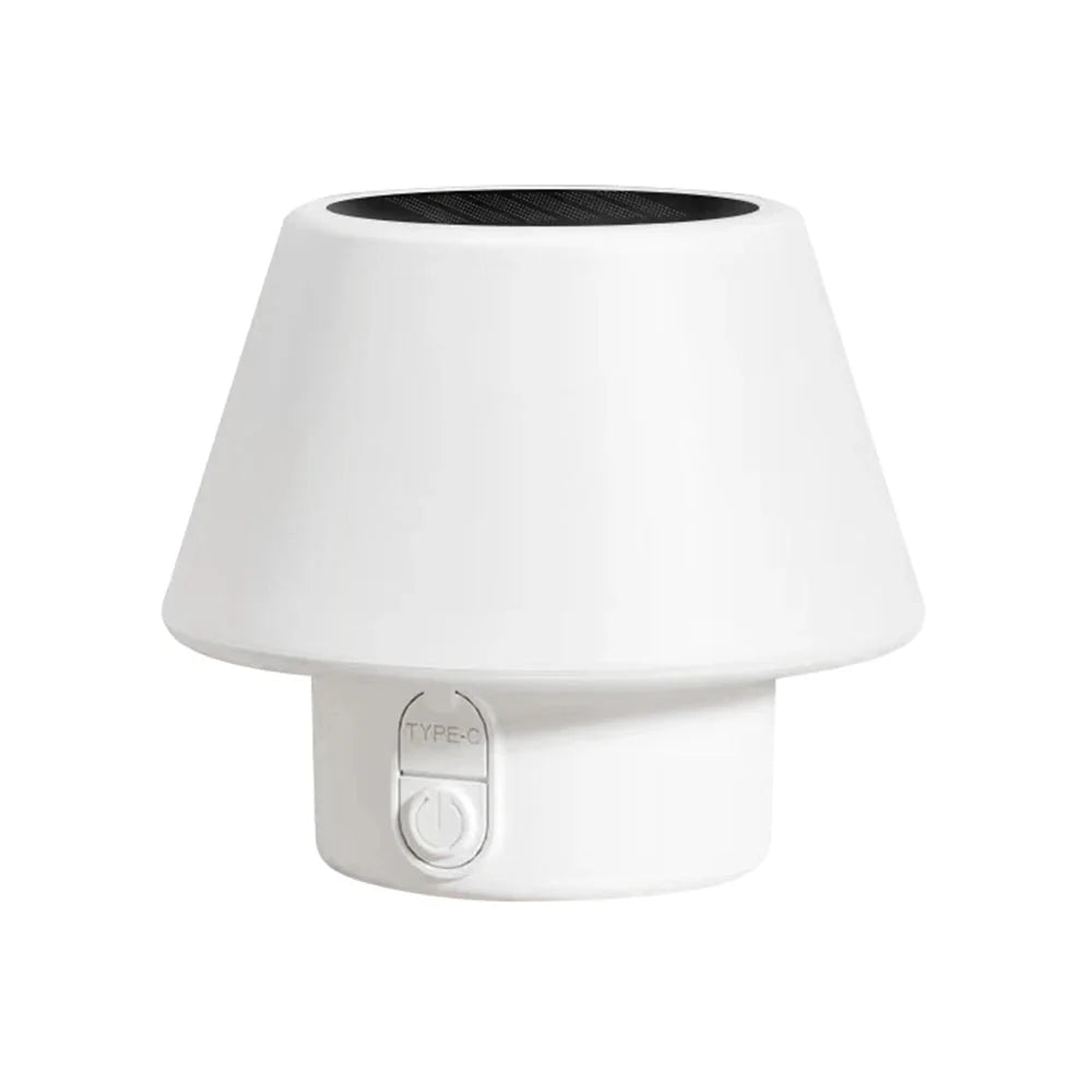 SOLARAURA – portable solar table lamp with 4 modes & IP64 protection for outdoor and camping