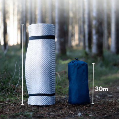 AirTrek Mat - Inflatable camping mattress with foot pump & ergonomic design