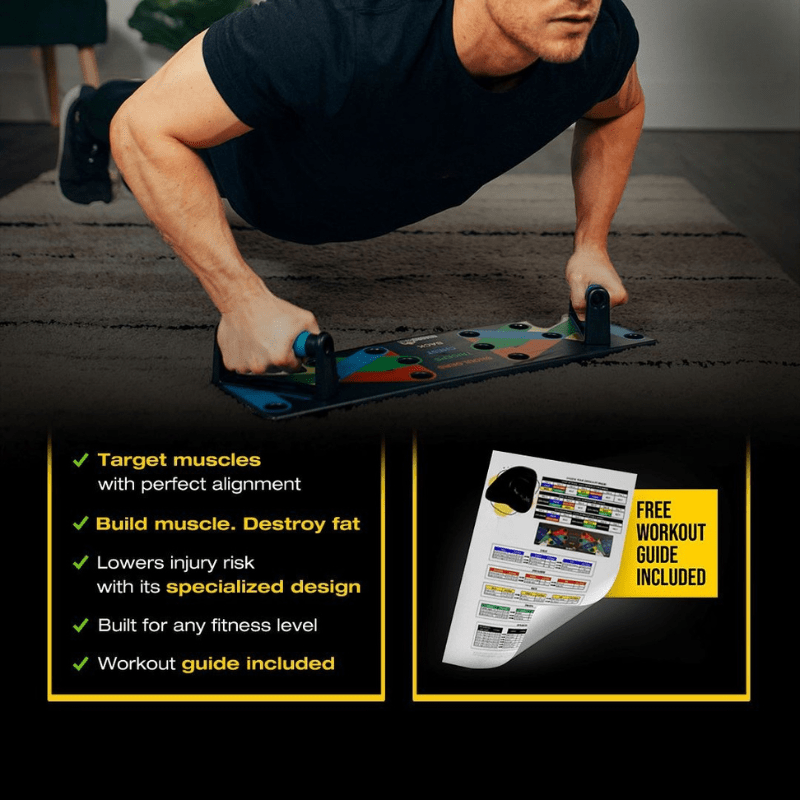 QUADROPRESS – Ergonomic push-up machine for targeted upper body training