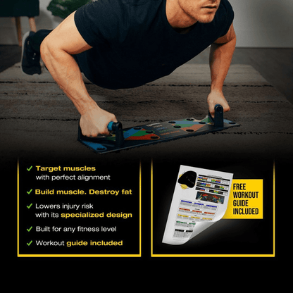 QUADROPRESS – Ergonomic push-up machine for targeted upper body training