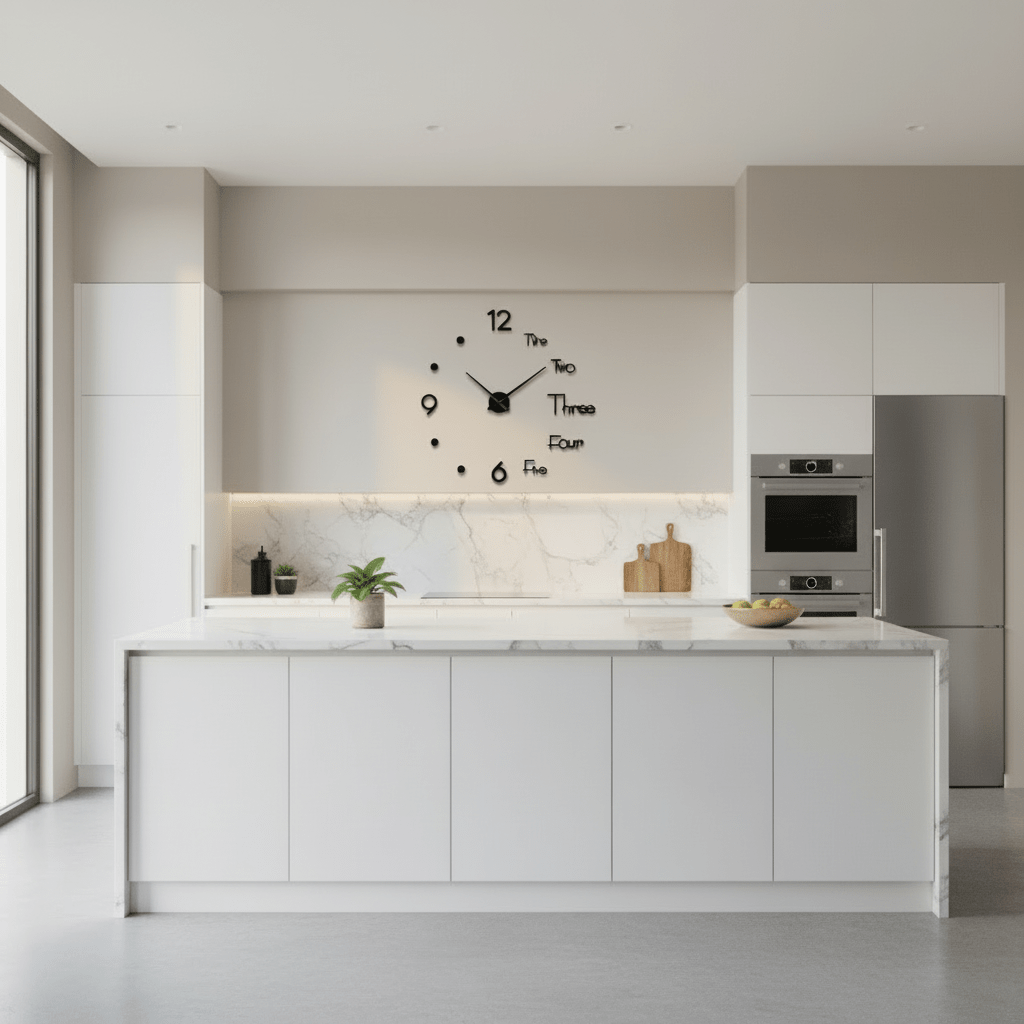 TIMEDEPTH Acrylic Wall Clock – modern and stylish for any room