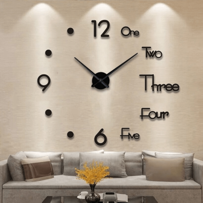 TIMEDEPTH Acrylic Wall Clock – modern and stylish for any room