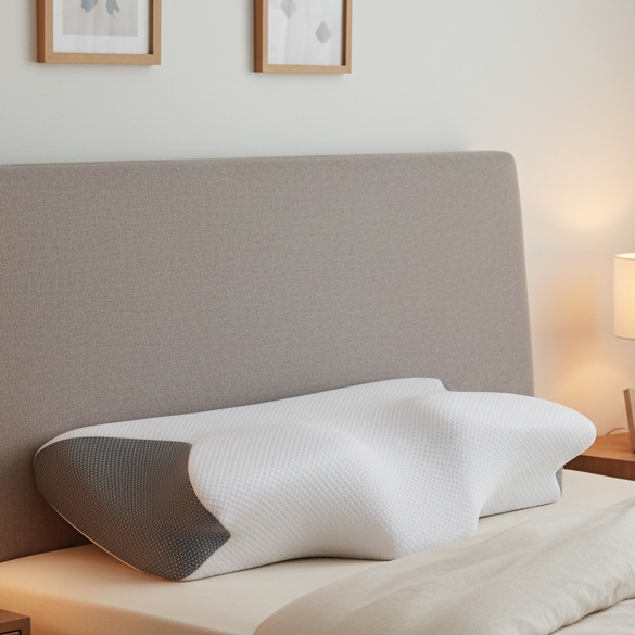 SNOREFREE - Ergonomic Anti-Snoring Pillow for Quiet and Restful Nights