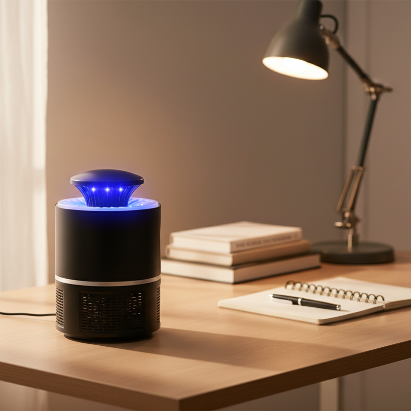 MosquiTrap - Quiet UV mosquito lamp with USB & anti-shock system