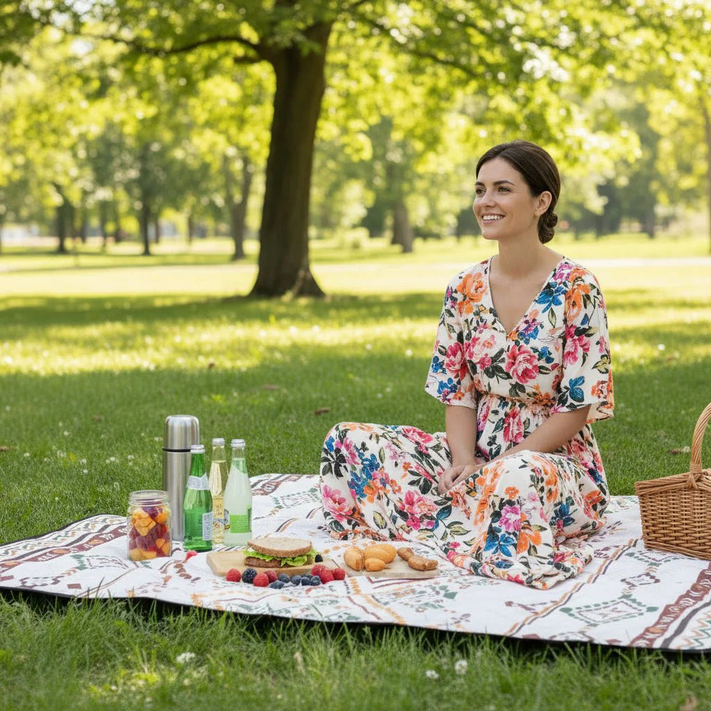 ADVENTUREFLOW – Portable Camping Blanket for Outdoor Activities