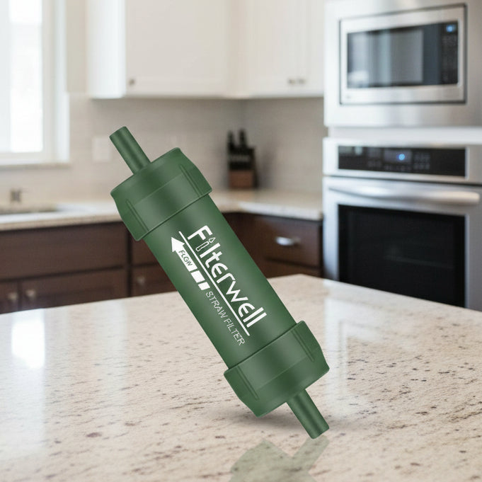 Westtune Mini Water Filter - Portable water filter straw for camping & emergencies