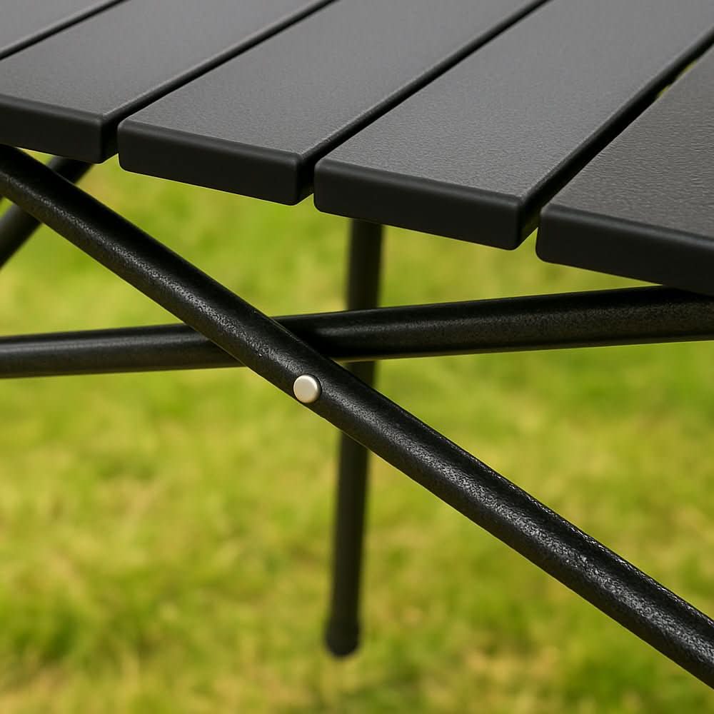 CAMPFLEX TABLE - Foldable camping table with X-frame & heat-resistant surface