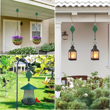 GARDENLIFT – Height-adjustable Hanging System for Plants & Birdhouses