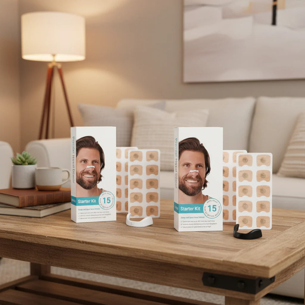 CLEARBREATH - Magnetic nasal strips for better breathing and more restful sleep