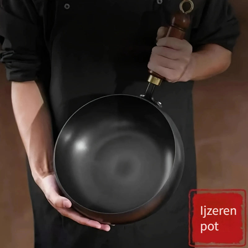 ChefMaster Poêle en Fonte – Ustensile de Cuisine Durable et Polyvalent