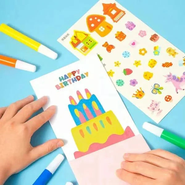 CREATIVE SCRATCHES – Clean Scratch Art Set for Imaginative Painting Fun for Children