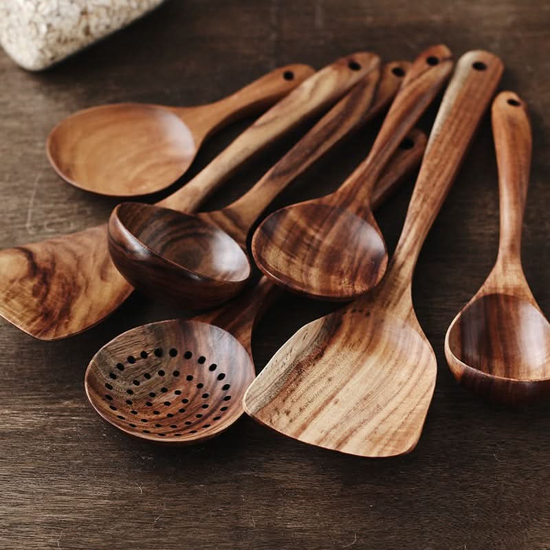 TEAKCRAFT - High-quality teak wood kitchen utensils for durable and stylish cooking