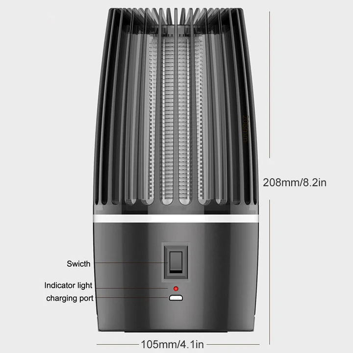 Tueur de moustiques rechargeable 2 en 1
