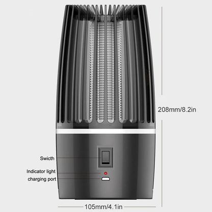 Tueur de moustiques rechargeable 2 en 1