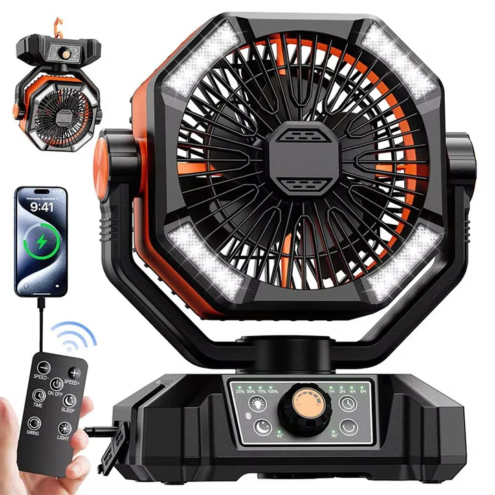 Ventilateur rafraîchissant de camping portable