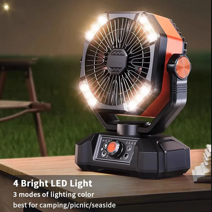 Ventilateur rafraîchissant de camping portable