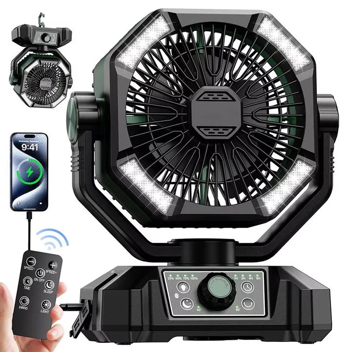 Ventilateur rafraîchissant de camping portable