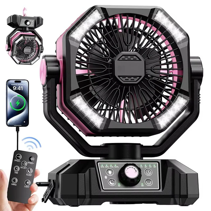 Ventilateur rafraîchissant de camping portable