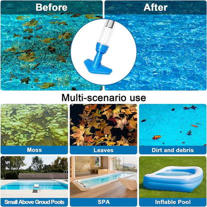 Aspirateur de piscine sans fil rechargeable 3 en 1