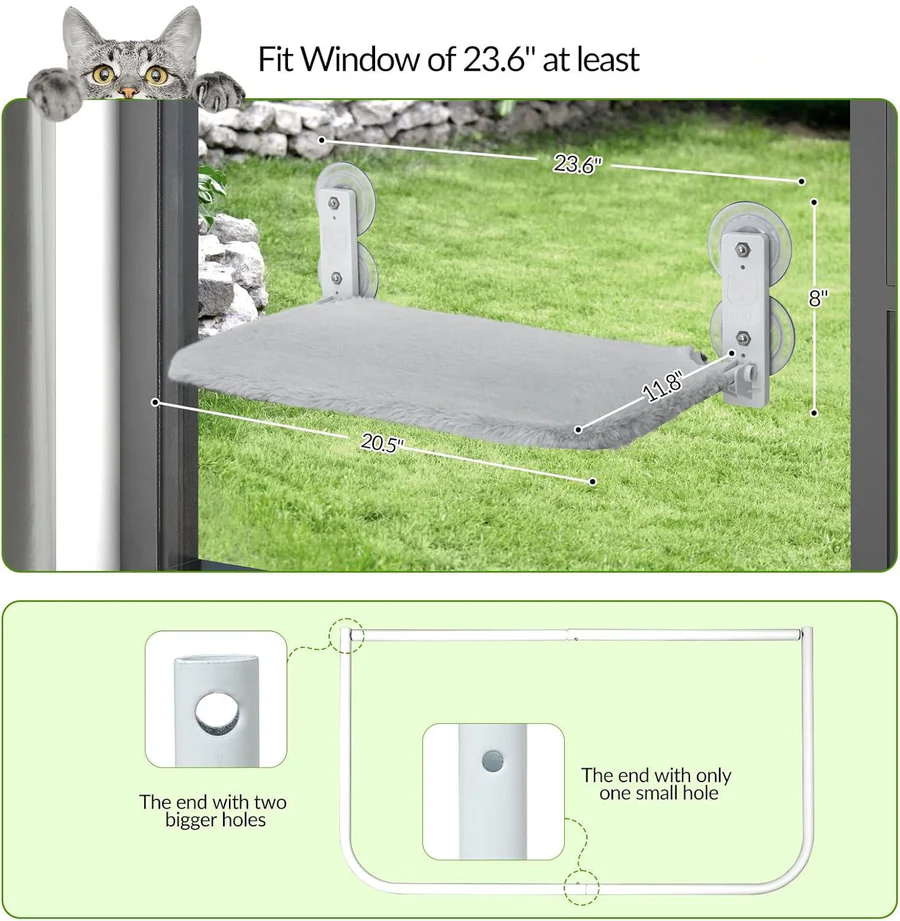 Hamac de fenêtre pour chat