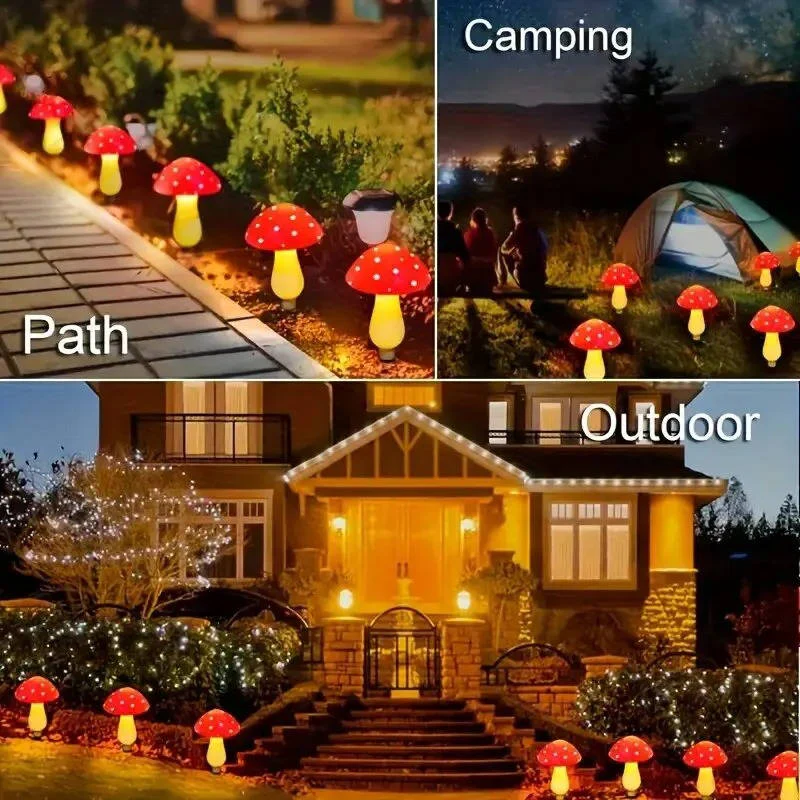 Lampes solaires LED décoratives d'extérieur