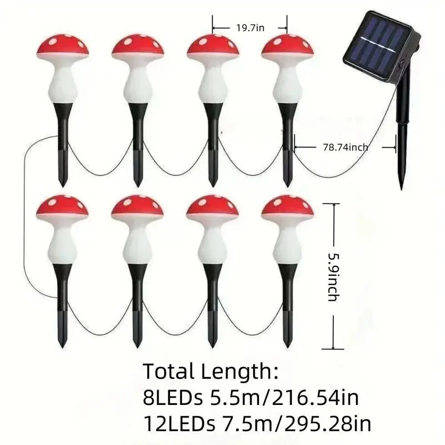 Lampes solaires LED décoratives d'extérieur