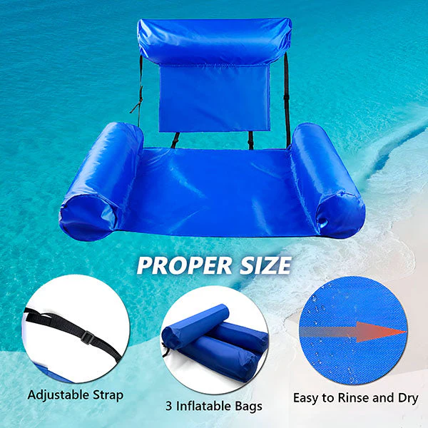 Chaise de natation avec dossier pour un confort maximal