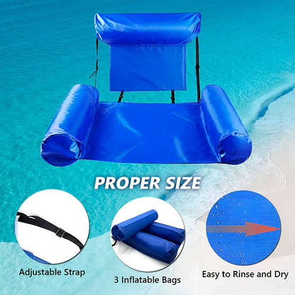 Chaise de natation avec dossier pour un confort maximal